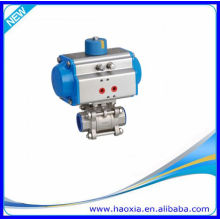 HAOXIA 3 PCS Pneumatic Actuator Ball Valve With High Quality